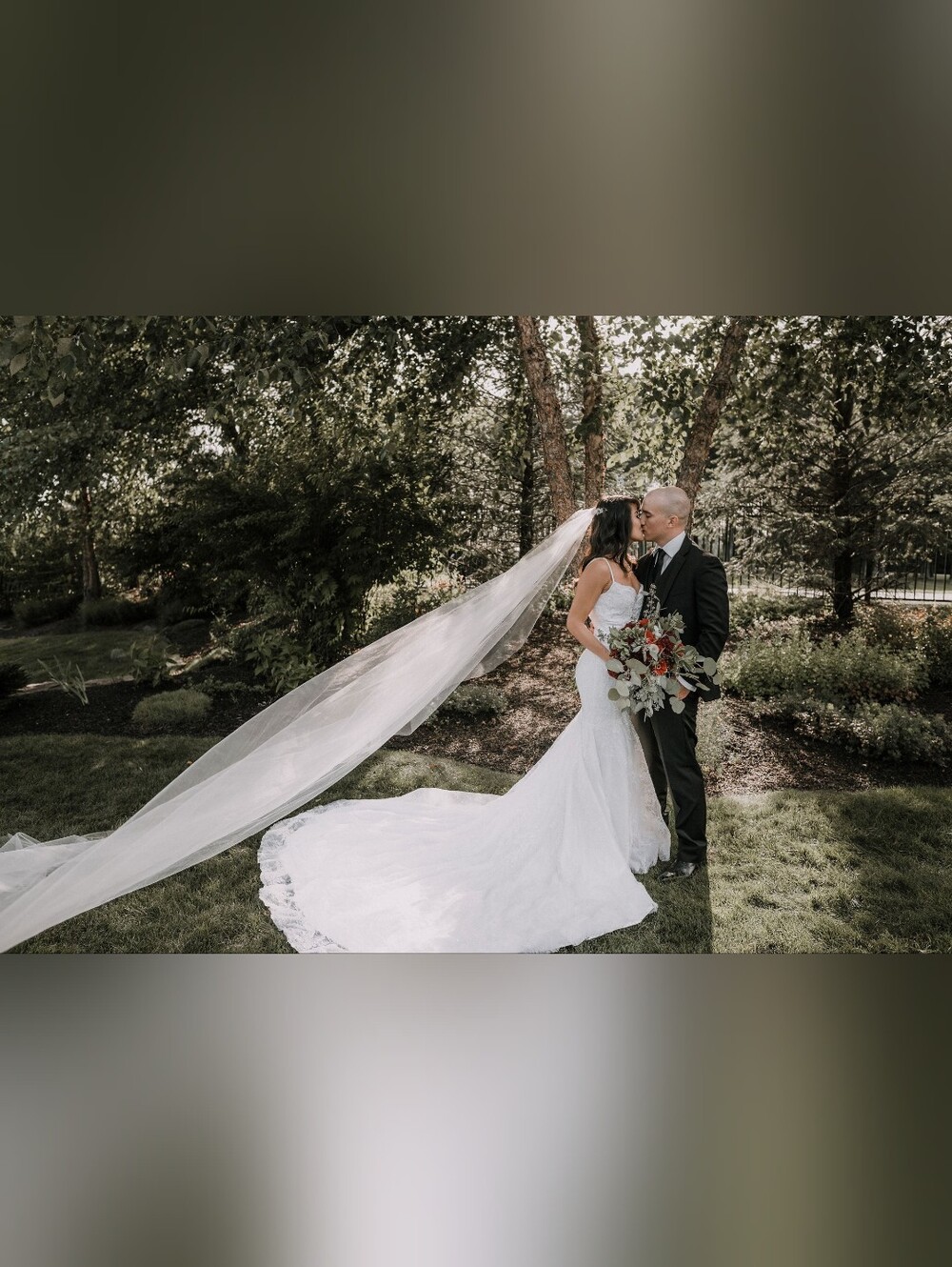 Royal Cathedral ivory wedding veil